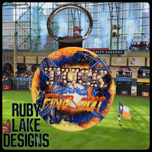 Load image into Gallery viewer, TUCK AROUND baseball CUSTOM KEYCHAIN
