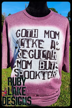 Load image into Gallery viewer, GOTH MOM BLEACHED TEE
