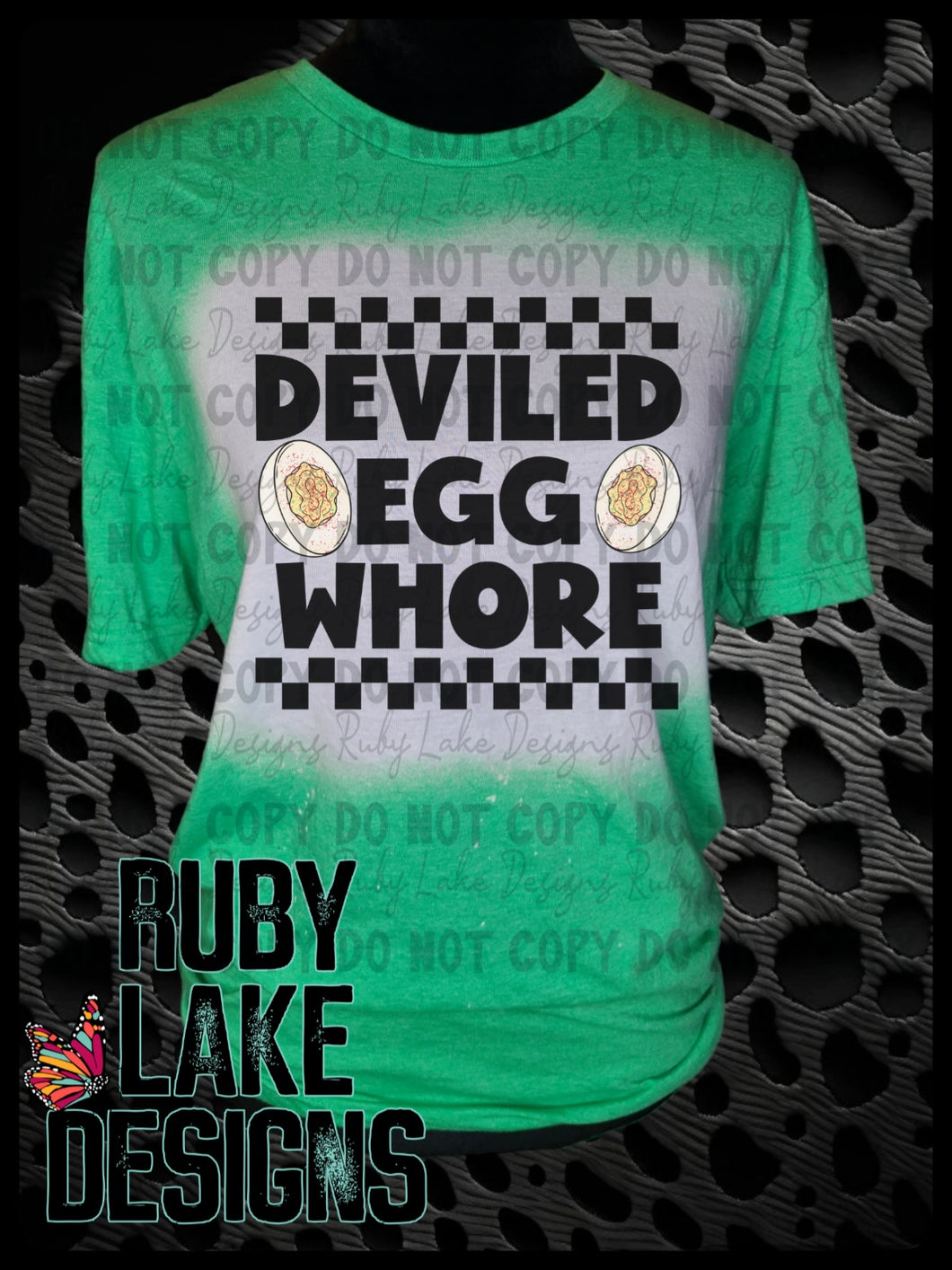 DEVILED EGG WHORE red or green