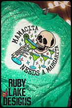 Load image into Gallery viewer, MAMACITA NEEDS A MARGARITA BLEACHED TEE
