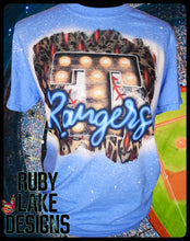 Load image into Gallery viewer, TEXAS RANGERS BASEBALL BLEACHED TEE
