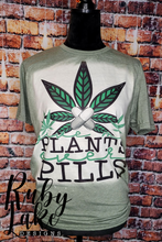 Load image into Gallery viewer, GIVE ME PLANTS OVER PILLS TEE
